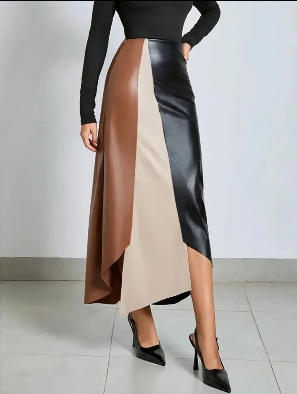 French A-Line Skirt, Mixed Colors